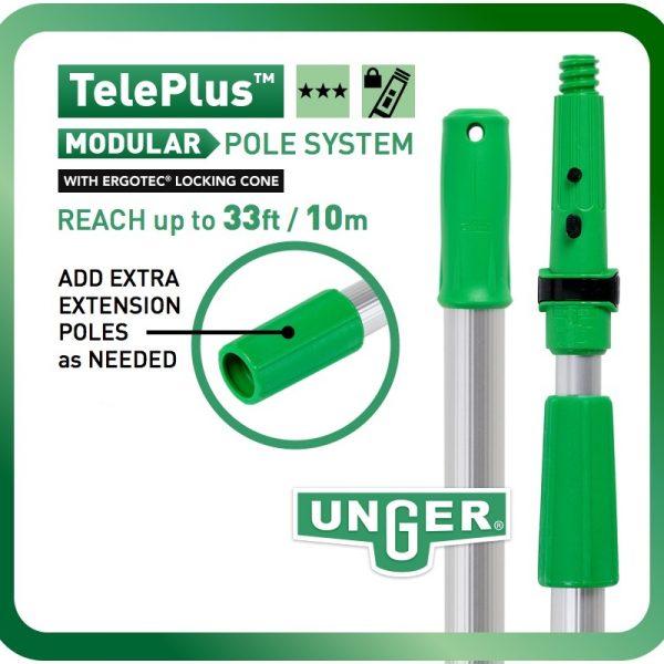 Unger TelePlus Telescopic Pole 1.25m Sections