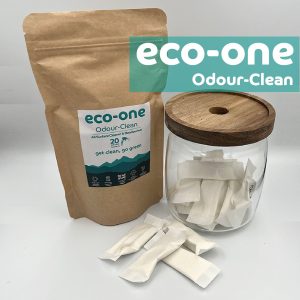 ECO-ONE ODOUR-CLEAN PLASTIC-FREE CHEMICAL SACHETS