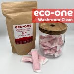 ECO-ONE WASHROOM-CLEAN PLASTIC-FREE CHEMICAL SACHETS