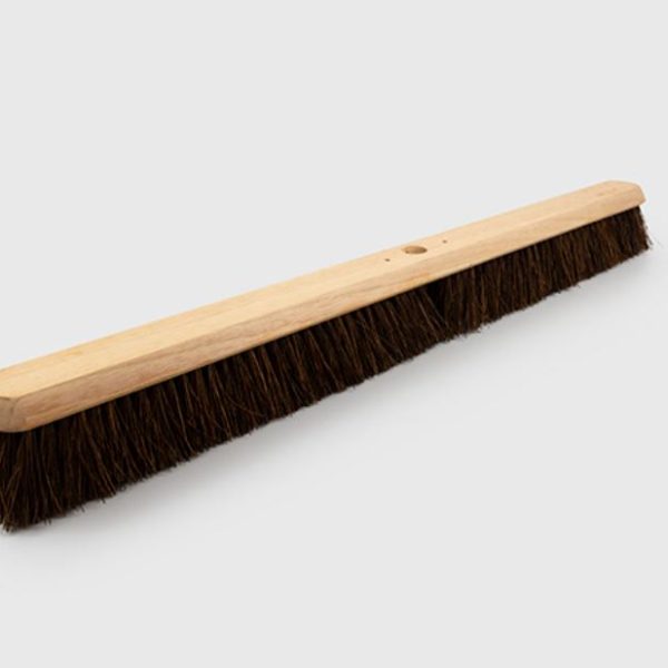 36" Platform Broom Stiff Bassine Brush - Head Only