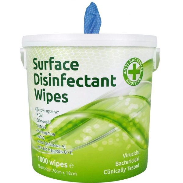 1000 x Surface Disinfectant Wipes